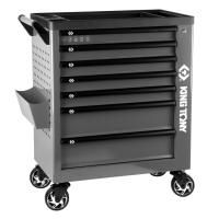 Тележка инструментальная, 7 выдвижных ящиков, "PROFESSIONAL", серая KING TONY 87G38-7B-G