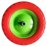 СИБРТЕХ Колесо полиуретановое 4.80/4-8, длина оси 90 мм, подшипник 20 мм