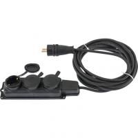 Удлинитель электрический силовой, 20 м, 3 х 1.5 мм, 16 А, тип УХЗ-16, Denzel