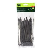 Хомуты, 150 х 7 мм, пластиковые, черные, 100 шт Сибртех