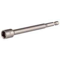 Головка для шуруповерта шестигранная 1/4", 10 мм, L = 150 мм, магнитная KING TONY 7611510M