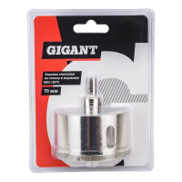 Алмазная коронка по стеклу и керамике Gigant DBG-11075