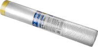 Пленка укрывная с клейкой лентой ЗУБР Профессионал 20м x 2.4м 10 мкм HDPE 12250-240-20