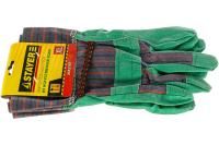 Рабочие перчатки STAYER р. XL искусственная кожа зеленые 1132-XL