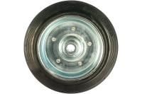 Неповоротное колесо резина/металл игольчатый подшипник ЗУБР Профессионал d=250 мм г/п 210 кг 30936-250-F