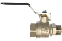 Шаровой кран ЗУБР Ø 3/4" ручка-рычаг 4-51321-C-3/4