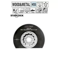 CMT Сегментное пильное полотно 85 мм для различных материалов STARLOCK CMT OMF106-X1