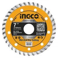 Диск алмазный TURBO INGCO DMD031802M (5шт/металл. футляр Уникальная цена за 1шт)