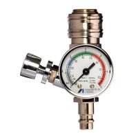 Манометр с быстросъёмными соединениями и фиксатором давления Iwata AFV-2