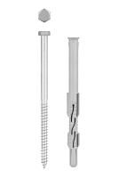 ЗУБР ФД-П 10 x 160 мм, фасадный дюбель, нейлон/цинк, 50 шт (301475-160)