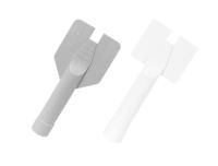 Сопло-наконечник с направляющими для твердых гильз