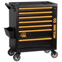 Тележка инструментальная, 7 выдвижных ящиков, "PROFESSIONAL", 40 лет "KING TONY" KING TONY 87G38-7B-P40