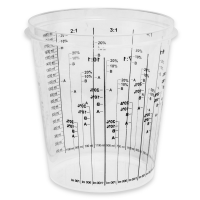 Емкость пластиковая для смешивания красок 2,3л