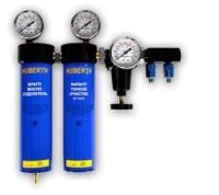 HUBERTH Двухступенчатый влагомаслоотделитель с редуктором, 2 колбы