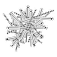Заклепки алюминиевые, 5/32"-1/2", 4 х 12 мм, 50 шт Denzel