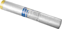 Пленка укрывная с клейкой лентой ЗУБР Профессионал 20м x 2.7м 10 мкм HDPE 12250-270-20