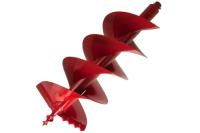 Шнек двузаходный для грунта DDE мотобура (ф = 300 мм,  L = 800 мм, посадка на вал 20 мм)