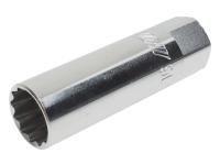 Головка свечная 3/8" 16мм 12-ти гранная с пружинным фиксатором JTCJTC