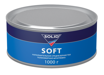 Solid Soft шпатлевка наполнительная среднезернистая