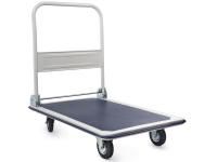 Тележка платформенная 300 кг TOR PH300 (820х575) со складной ручкой (резиновые колеса 125 мм)