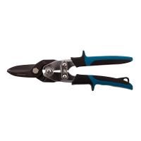 Ножницы по металлу"Piranha"усиленные, 255 мм, прямой рез, сталь СrMo, двухкомпонентные рукоятки Gross