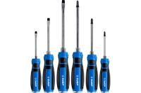 Набор ударных отверток ЗУБР Профессионал Ударник 6 предм. 25026