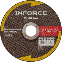 Диск отрезной по металлу Inforce OptiLine