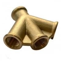 HUBERTH RP208353 Разветвитель с внутренней резьбой на 3 выхода, 4 х 1/4", упаковка 5 шт.