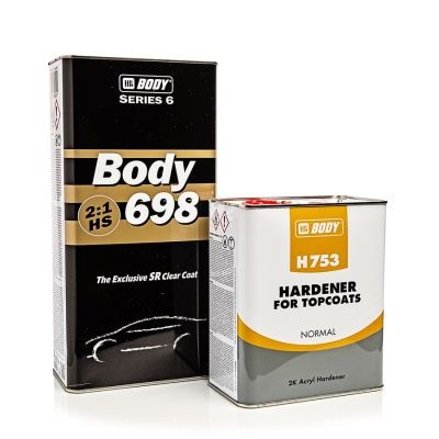 Лак HB BODY 698 2:1 HS (5л) + Отвердитель HB BODY PROLINE 620 (2,5л) комплект