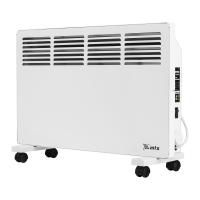 Конвектор электрический КМ-1500.2, 230 В, 1500 Вт, X-образный нагреватель, колеса, термостат MTX