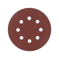 Круг шлифовальный на липучке (125 мм, Р80, 8 отв.)