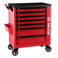 Тележка инструментальная, 7 выдвижных ящиков, "PROFESSIONAL", красная KING TONY 87G38-7B