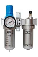 Блок подготовки воздуха с регулятором давления и маслораспылителем 1/2" Garage