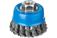 ЗУБР Ø 65 мм, проволока 0.5 мм, щетка чашечная для УШМ 35275-065 Профессионал