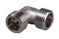 Уголок GENERAL FITTINGS с упором, никелированная латунь, ш/ш, 3/4"