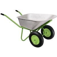 СИБРТЕХ Тачка садово-строительная 2-х колесная, грузоподъемность 230 кг, объем 90 л