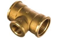 Тройник GENERAL FITTINGS переходной, латунь, г/г/г, 3/4"-1/2"-3/4"