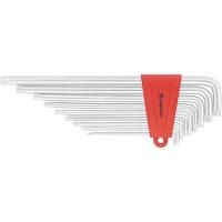 MATRIX Набор ключей имбусовых Torx , 9 шт, T10-T50, CrV, экстра-длинные с сатинированным покрытием