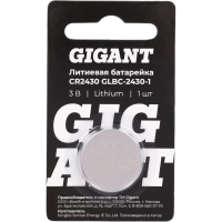Литиевая батарейка Gigant Lithium CR2430