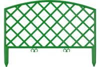 Декоративный забор GRINDA Плетень 28х320 см, зеленый 422207-G