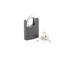 СИБРТЕХ Замок навесной, защищенная дужка, 50 мм