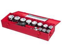Набор головок торцевых 1" 36-65мм 6-ти гранных 16 предметов в металлическом кейсе JTCJTC