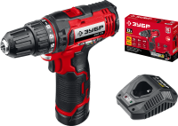 Дрель-шуруповерт ЗУБР 12В 1 АКБ 2Ач ДШЛ-125-21