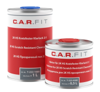 Лак Carfit прозрачный 2К HS 2:1, комплект