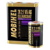 Лак бесцветный Mobihel акриловый 2К V5 AS 2:1, комплект