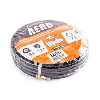 Резиновый маслостойкий воздушный шланг с фитингами Rapid, 20 бар, 12х6 мм, 15 м. AERO