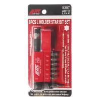 Набор бит 1/4" TORX Т10-Т40 с Г-образным держателем 8 предметов JTCJTC