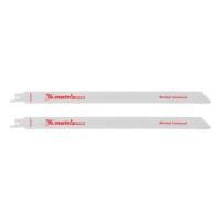 Полотна универсальные для сабельной пилы S1222VF, 275/1.8-2.5 мм, Bimetal, 2 шт, Pro Matrix