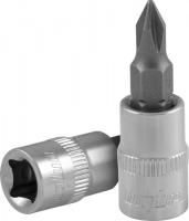 Ombra 138402 Насадка торцевая 3/8"DR с вставкой-битой крестовой, РН2