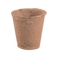 RUSSIA Горшочек для рассады, 80 х 80 мм, торфяной, 5 шт, Россия